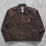 00's Carhartt Detroit Jacket J97 DKB - Large