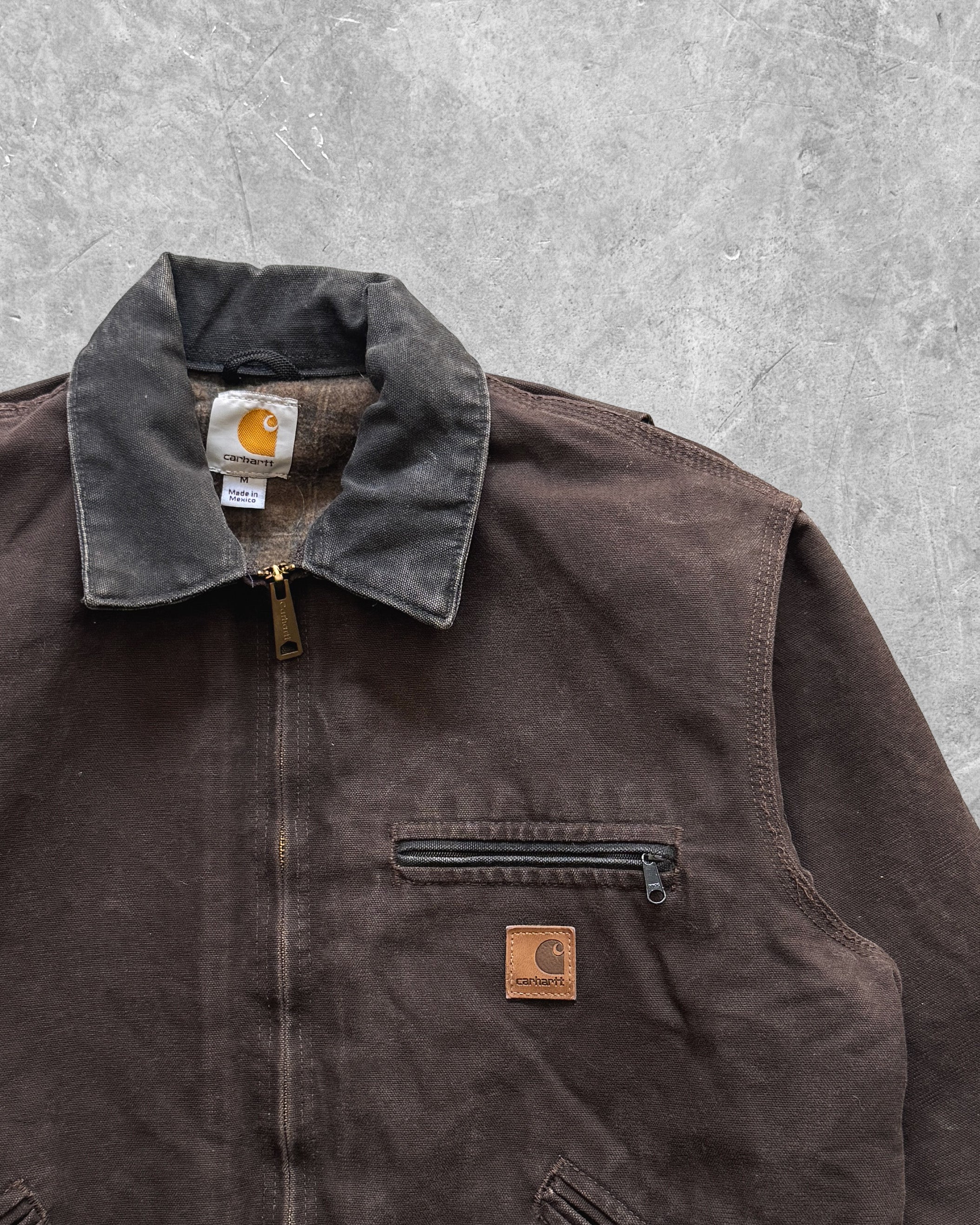 00s XL carhartt デトロイト ジャケット J97 DKB ブラウン Carhartt◇デトロイトジャケット/XL/コットン/BRW/J97 DKB/カーハート